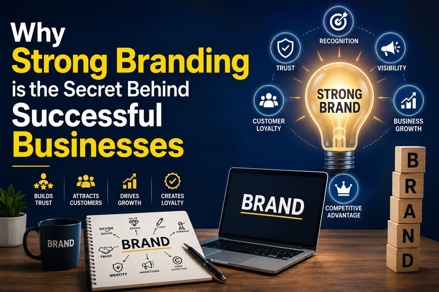 Why Strong Branding is the Secret Behind Successful Businesses